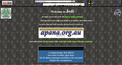 Desktop Screenshot of jedi.apana.org.au