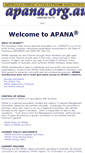 Mobile Screenshot of apana.org